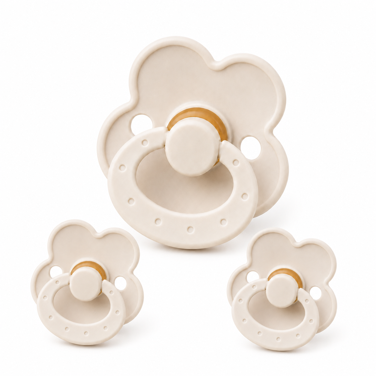 3 מוצצים מסיליקון